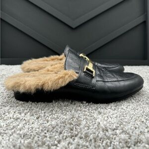 Steve Madden Khloe Slides, Black, Used